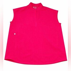 FIGS Rafaela Scrub Top Electric Raspberry Pink PO 2926 Sz XS